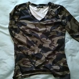 Long sleeved camo shirt